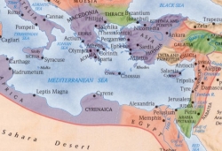Map Eastern Mediterranean - Asia, Cilicia, Aleppo, Alexandria